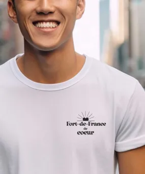 T-Shirt Fort-de-France de coeur