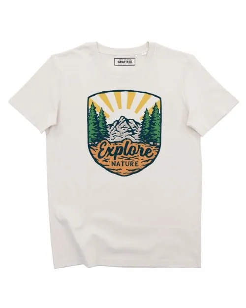 T-shirt Nature Landscape Hiking Design Badge | Grafitee