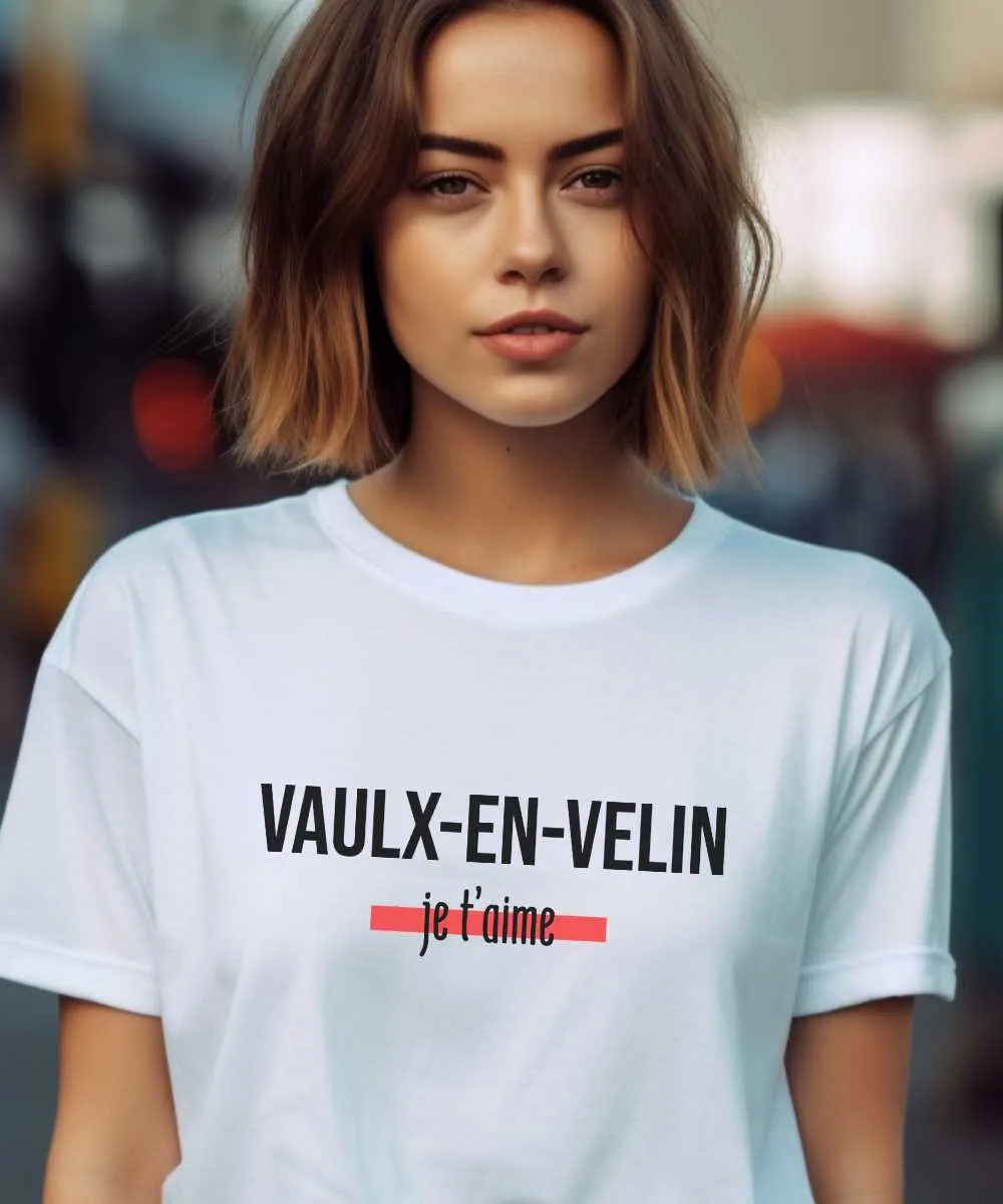 T-Shirt Vaulx-en-Velin I love you