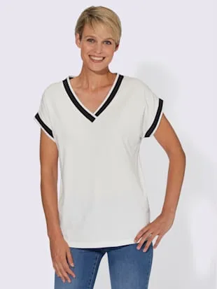 Short-Sleeve Decorative Ribbon T-shirt