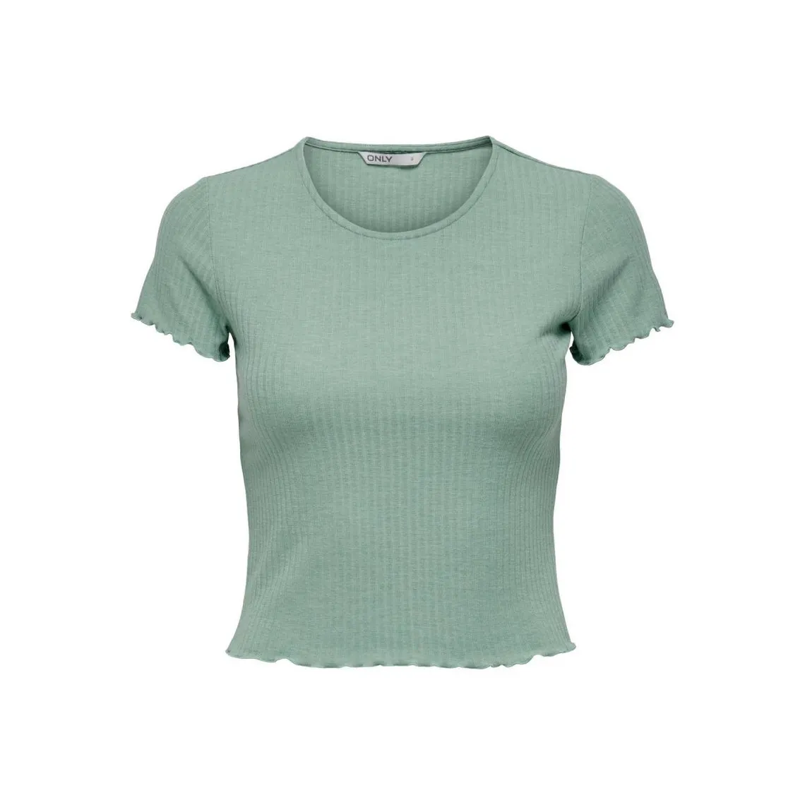 Round Neck Short Sleeve Green Tee | 3 Suisses