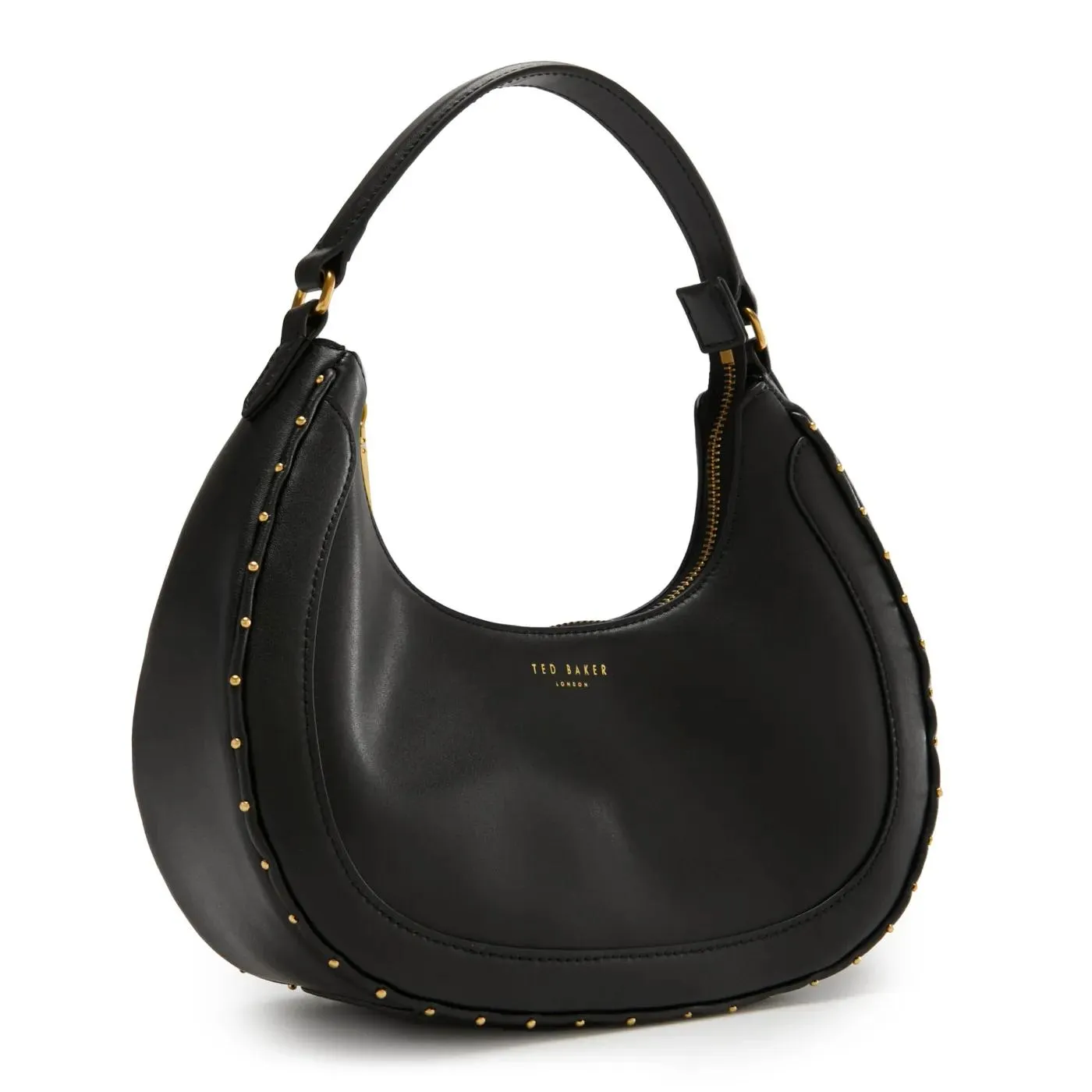 Ted Baker Kaelyin Mini Studded Baguette Bag Black | Shoulder Bag