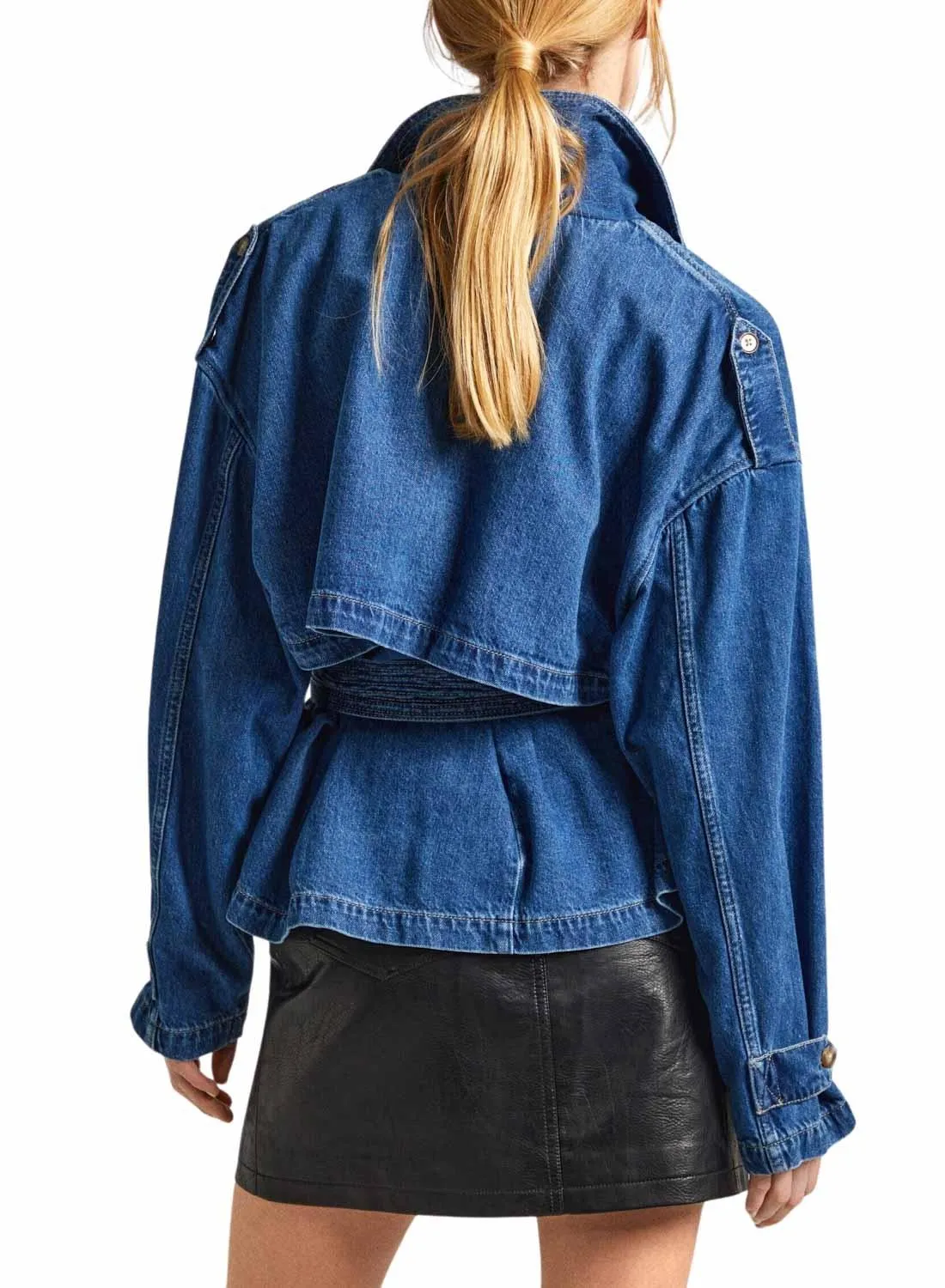 Translate Pepe Jeans Dune Denim Trench for Women into French.