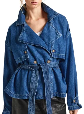 Translate Pepe Jeans Dune Denim Trench for Women into French.