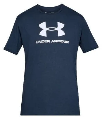 Under Armour Sportstyle Logo Tee 1329590-408 Navy Blue Men's T-shirt