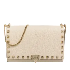 Valentino Mini Bag Rockstud White Shoulder Bag