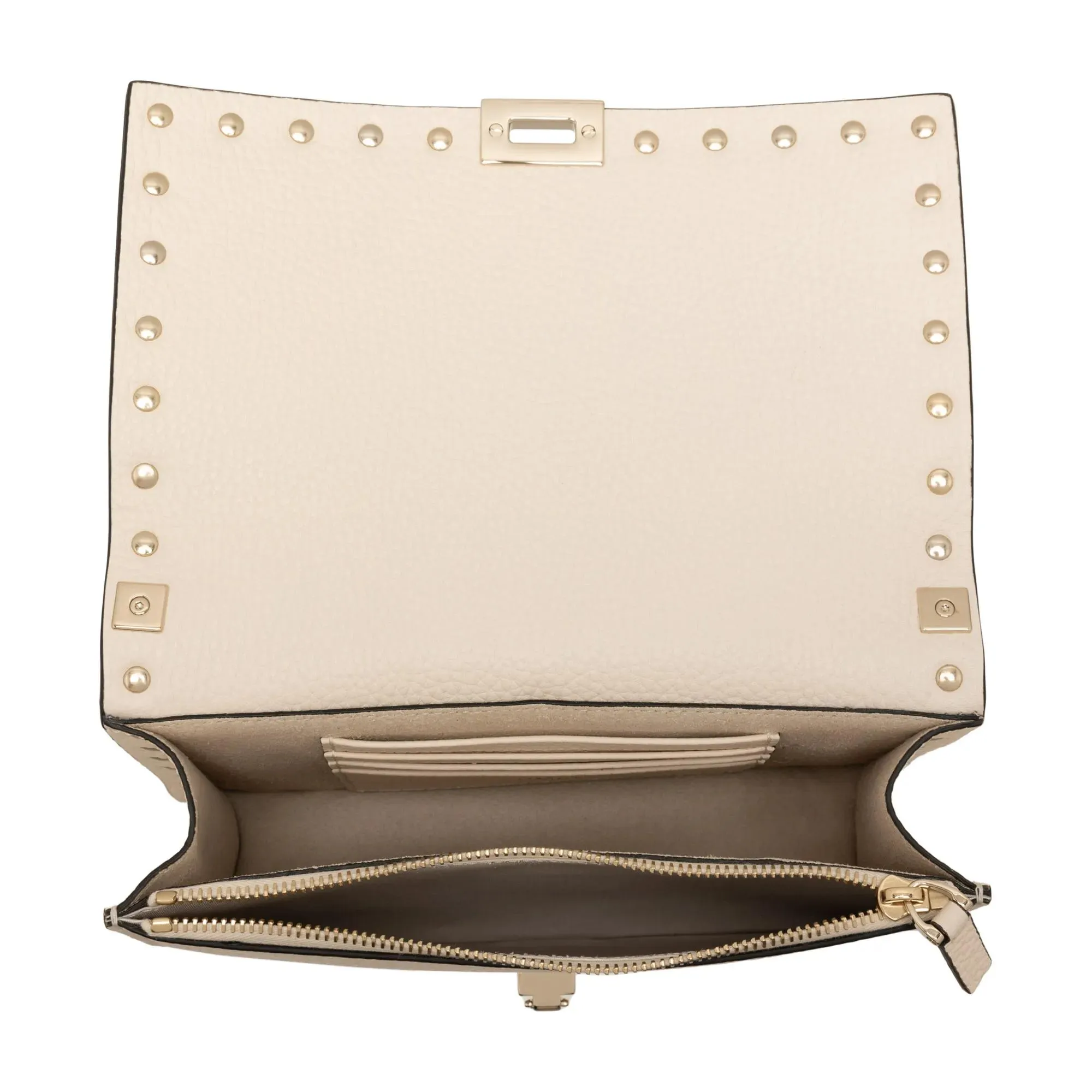 Valentino Mini Bag Rockstud White Shoulder Bag