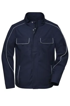 Veste de travail légere softshell - JN882 - bleu marine 