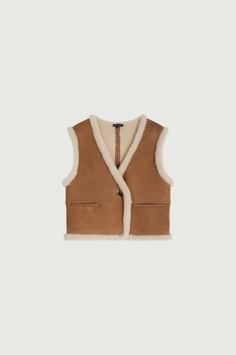 Vestes & Manteaux | Femme Soeur GILET SANS MANCHES PYRENEES Miel