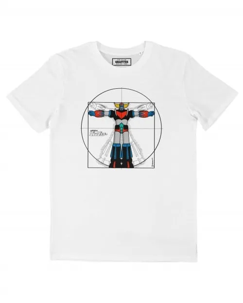 Vitruvian Robot Goldorak T-shirt | Grafitee