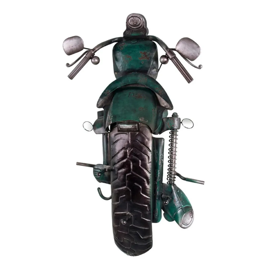 Wall-Mounted Motorcycle Theme Green Coat Hooks | 3 Suisses