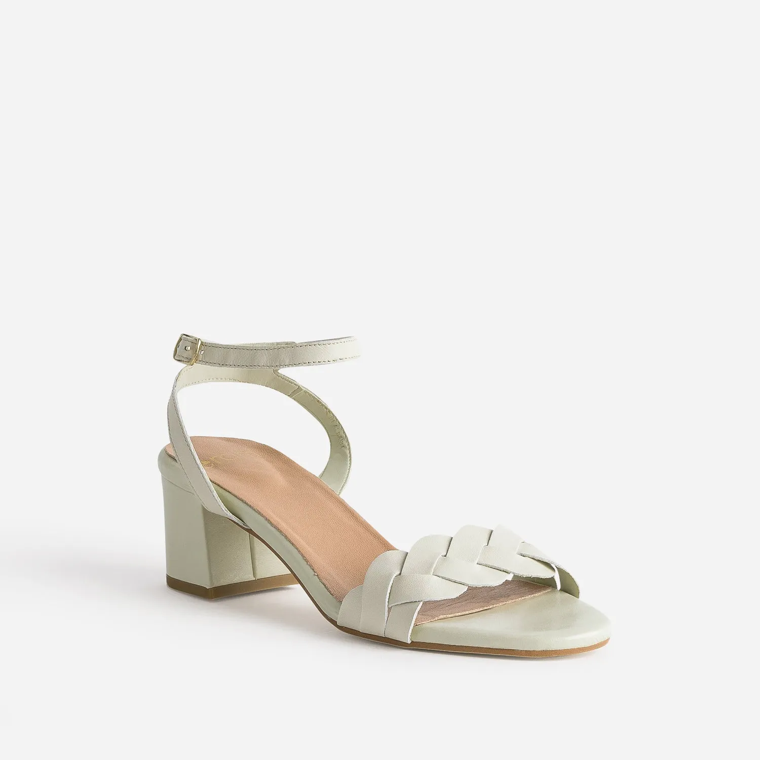 White Leather Sandals - Women's Sandals | ERAM