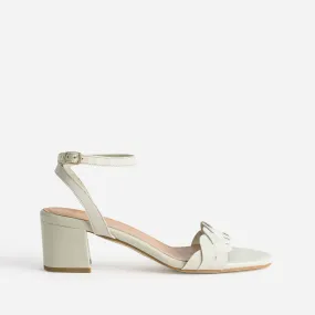 White Leather Sandals - Women's Sandals | ERAM