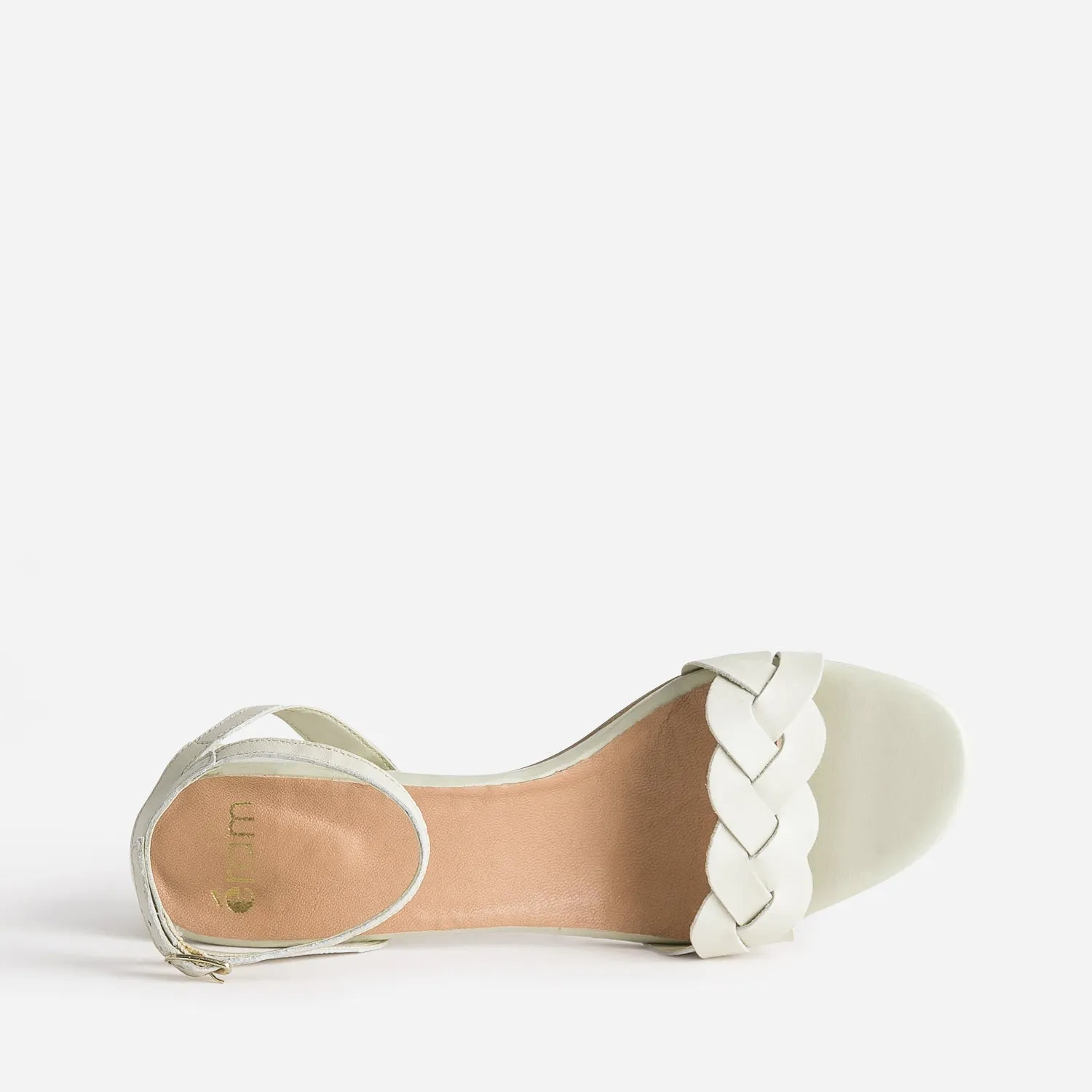 White Leather Sandals - Women's Sandals | ERAM