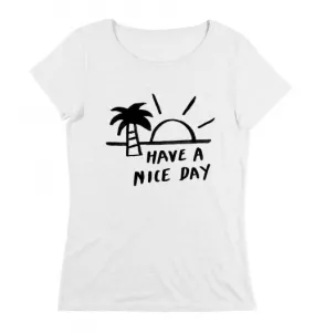 Women's Have a Nice Day Graphic T-shirt - Grafitee.