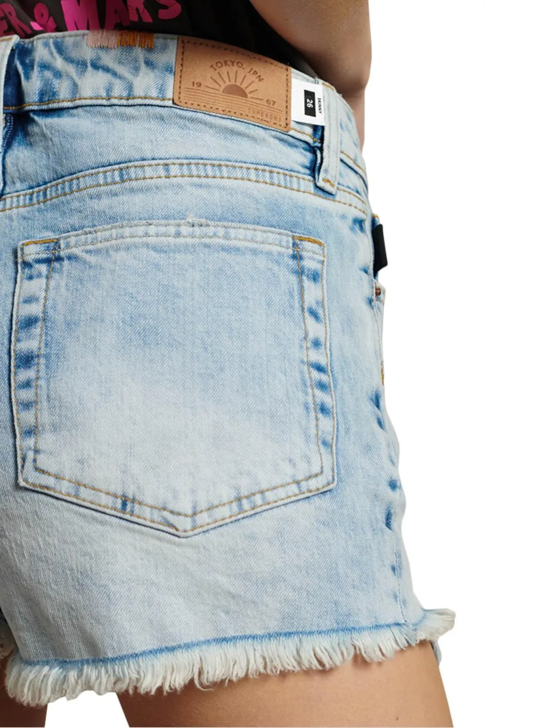 Women's Short Skinny Superdry Denim - Hot