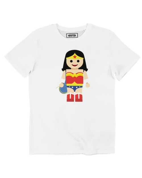 Wonder Woman T-shirt Toy - Superheroine Figurine.