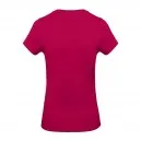 Work Cotton Women's Pink Fuchsia T-shirt - TOPTEX