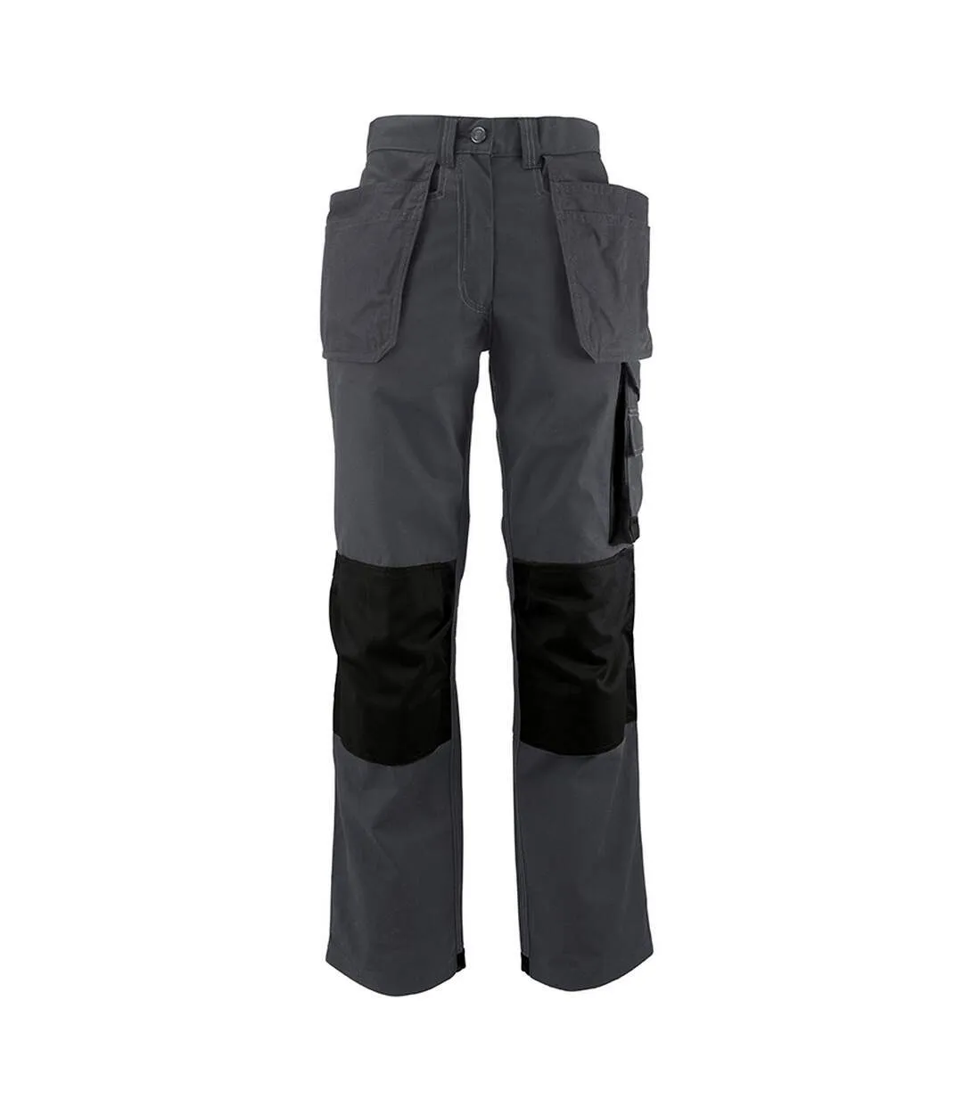 Work Pants for Women with Holster in Gray/Black - Alexandra