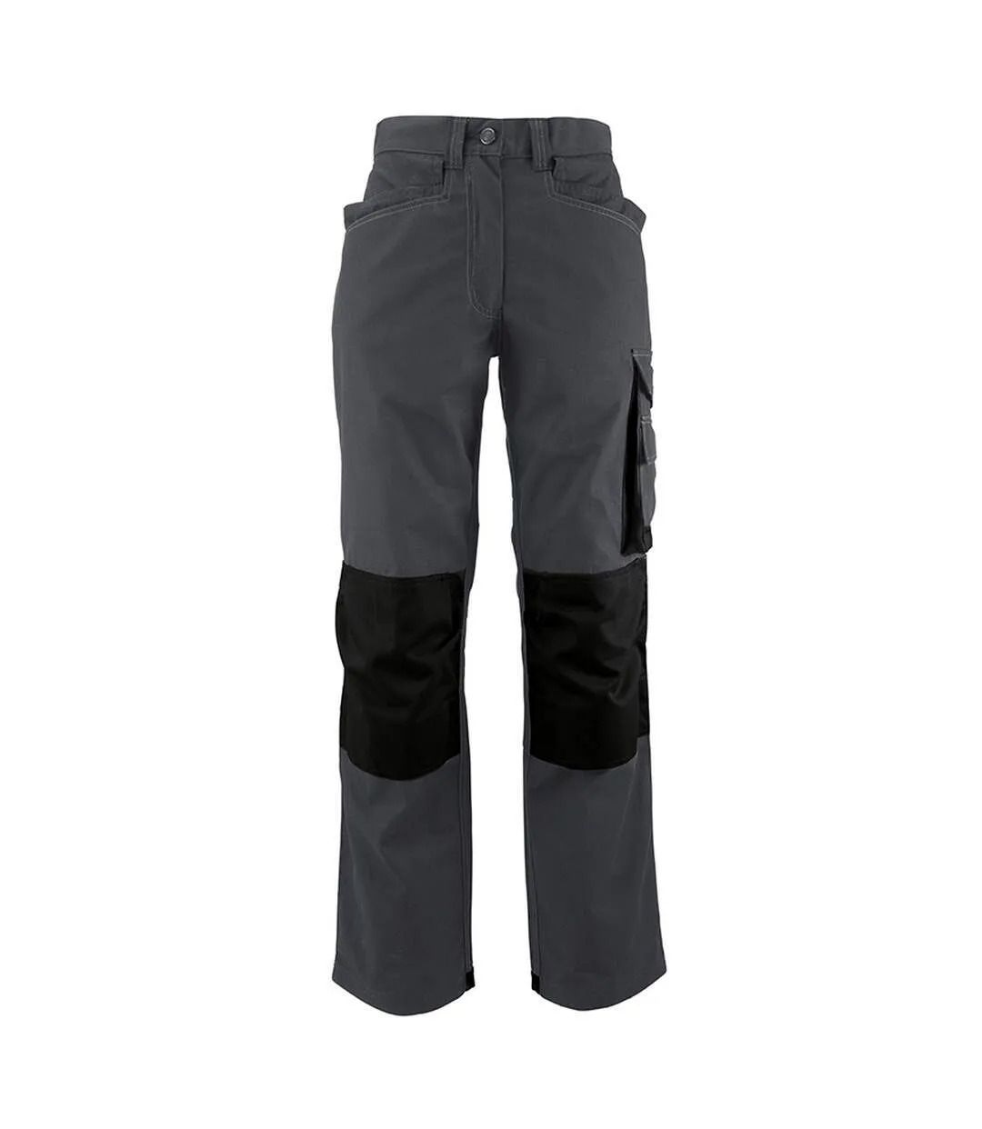 Work Pants for Women with Holster in Gray/Black - Alexandra