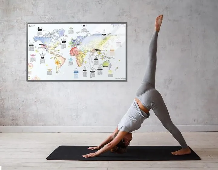 World Yoga Travel Map